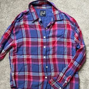 American eagle 100% cotton button up shirt